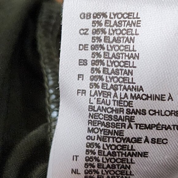 Boob Design Olive Green Tencel Stretch Nursing Bodycon Dress - Picture 6 of 6